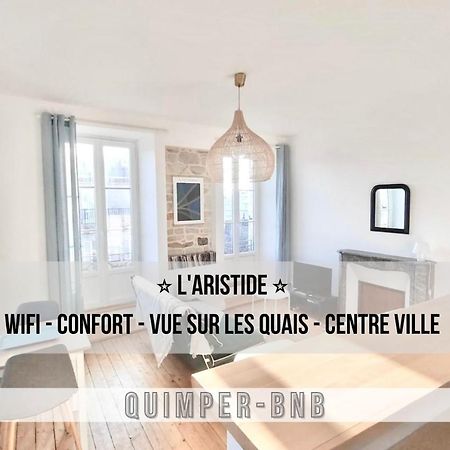 L'Aristide - Entre Gare Et Centre Ville - Vue Sur Les Quais Quimper Ngoại thất bức ảnh